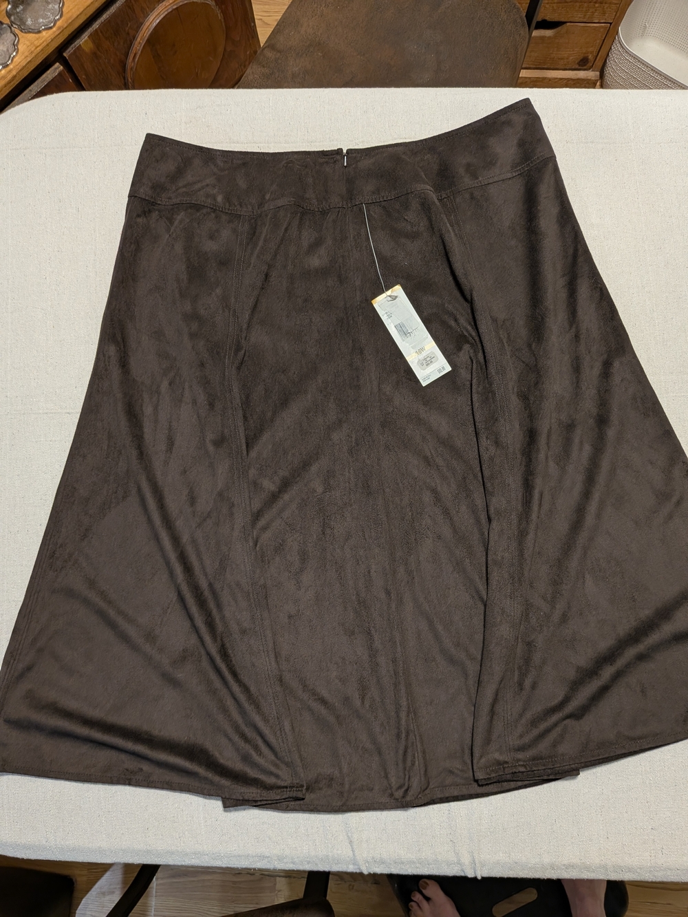 Rich Chocolate Brown  Midi Skirt Equestrian Festival Events - Picture 3 of 9